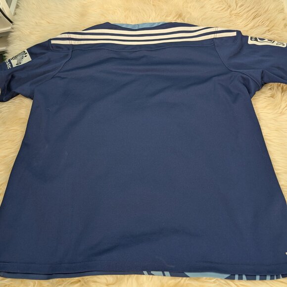 Adidas Men's Auckland (New Zealand) Blues Super Rugby 2013-14 Jersey Size 3XL - Picture 12 of 12